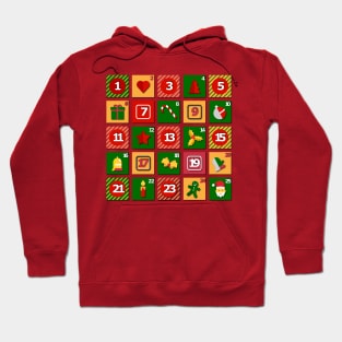 Advent Calendar Christmas Design Hoodie